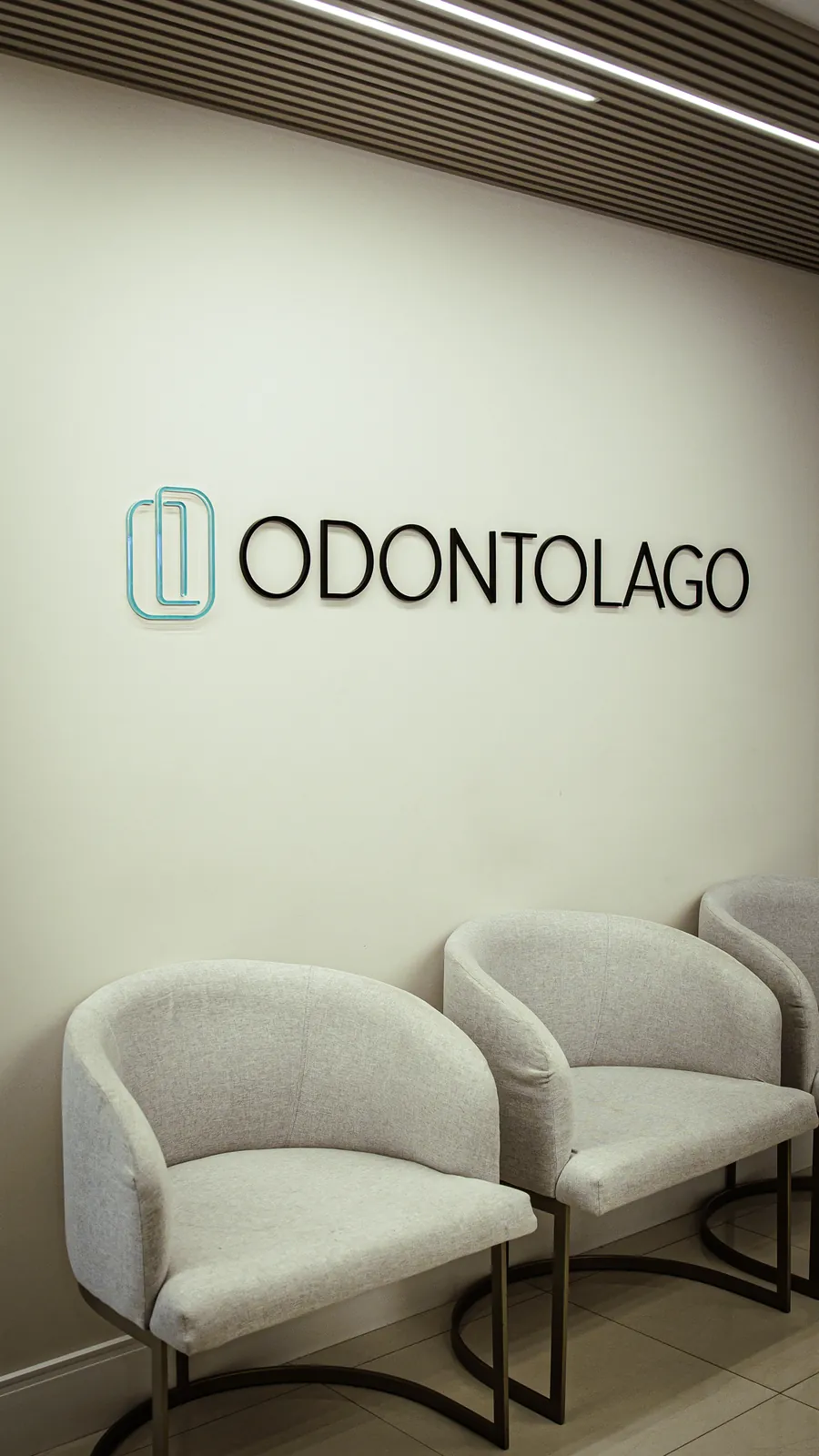 Recepção da Odonto Lago no Batel